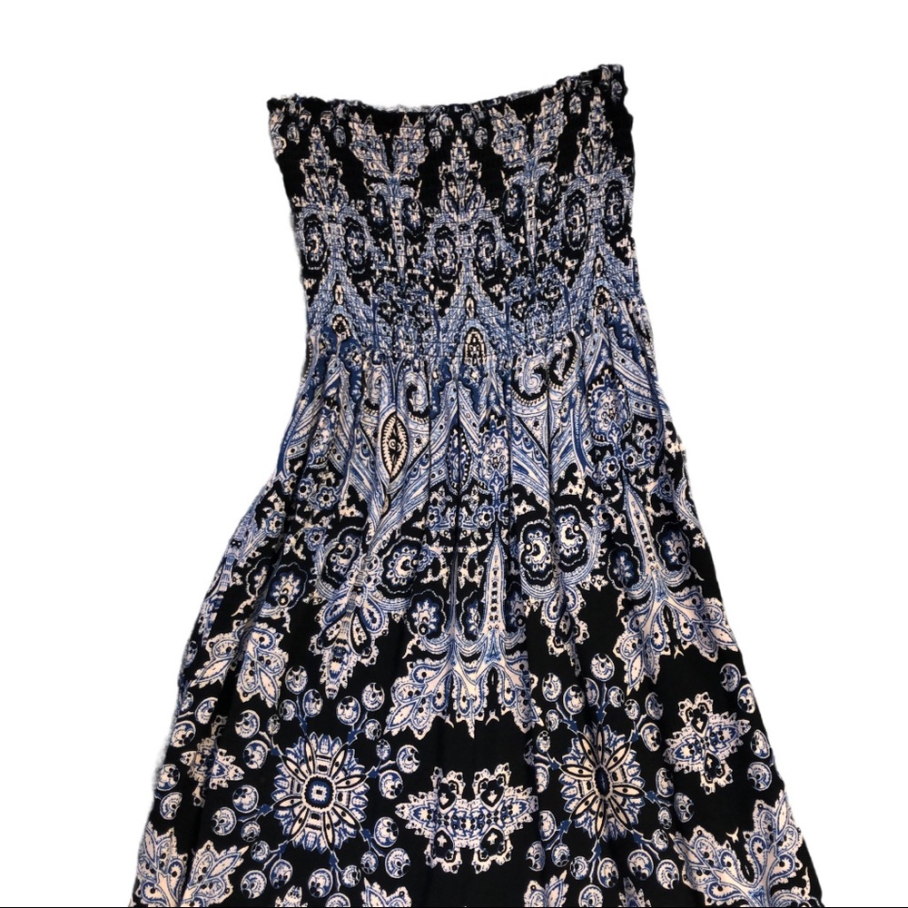 Free People Boho Strapless Jumpsuit - Picture 5 of 12